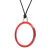TERAISE Reading Glasses Necklace Readers for Women Anti-loss Lightweight Eyeglasses Portable Monocle Glasses with Exquisite Case(Red-1.5X)