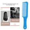 Hair Comb, Professional Salon Tooth Hair Combs Hairdressing Styling Barber Stylist Tool, Non-slip Pattern of the Handle, Easy to Grip(Blue)
