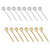 Bobby Pin Jewelry Tray Jewelry Tray 40PCS DIY Round Tray Hair Clips No- Metal Bobby Hair Clips Snap for Hair Accessories（Mixed coloring） Metal Serving Tray Metal Hair Clips Jewelry Tray