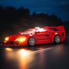 BRICKSHINING LED Lighting Compatible with Lego Ferrari F40 Supercar 76934, Light Kit Compatible with Lego 76934, Giving Light to Model, NOT Included The Model Set(Typical Version)