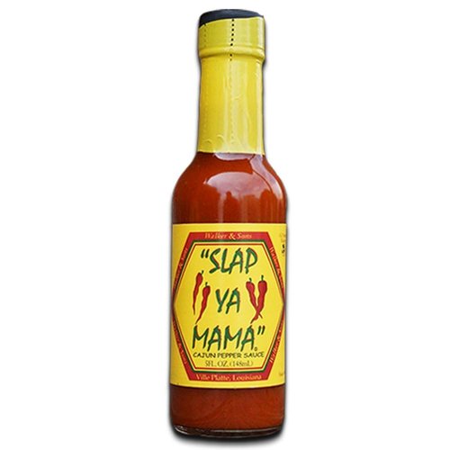 Slap Ya Mama Louisiana Style Hot Sauce, Cajun Pepper Flavor, 5 Ounce Bottle, Pack of 1
