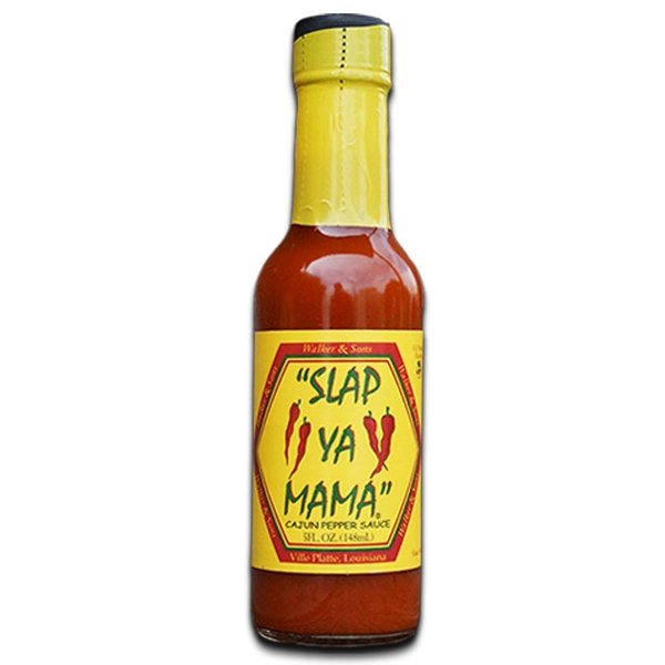 Slap Ya Mama Louisiana Style Hot Sauce, Cajun Pepper Flavor, 5 Ounce Bottle, Pack of 1