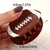 Chic Football Hair Claw Clip Elegant Hair Claw with Non-Slip Grip for Women and Girls -Simple Style Hair Clip for Ponytails and Braids - Y2K Minimalist Accessory for Game Day And Homecoming