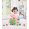 Kidoozie Grow-with-Me Shape Sorter, 2-in-1 Playmat and Cube with 20 Sorting Shapes for Toddlers 18M+