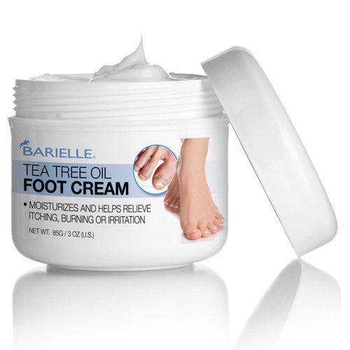 BARIELLE Tea Tree Foot Cream 3 oz. - Dry Cracked Heels Repair, Moisture Foot Cream
