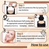 Mushroom Head Air Cushion CC Cream Foundation Makeup,Moisturizing Non-Greasy BB Cream Foundation,Long Lasting Matte Concealer Full Coverage Face Makeup Liquid Foundation for All Skin Types(Ivory)