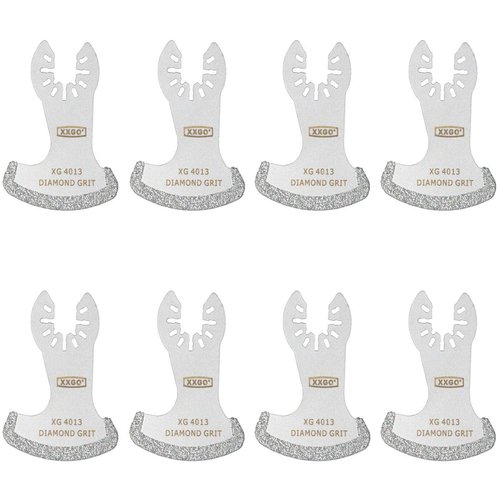XXGO 8 Pcs Oscillating Multi Tool Diamond Segment Swing Grit Grout Blades XG8001S