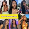4X4 Real HD Lace Closure Human Hair Skinlike Body Wave Lace Closure Only Pre Plucked Hairline with Baby Hair Thin Undetected Invisible Lace (12 Inch, Straight)