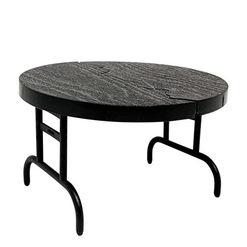 Black Break Away Round Table for Wrestling Action Figures
