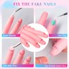 Buqikma Nail Practice Hand for Acrylic Nails, Mannequin Hand for Nails Practice, Flexible Bendable Fake Hand Manicure Nail Practice Hand 1Pcs