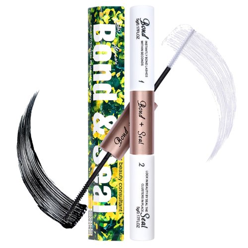 Lash Bond and Seal Eyelash Glue Strong Hold Lash Glue and Sealant Waterproof Long Lasting Eyelash Bond for DIY Eyelash Extensions