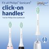 Brushmo Replacement Toothbrush Heads Compatible with Phillips Sonicare Electric Toothbrush Value Pack (8+2).