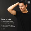 Black Wolf Hair Styling Paste for Men, Light Hold - Water Based Hair Styling Product for All Hair Styles & Types - Barber Grade Non-Greasy & Long Lasting Wax - Add Texture & Volume, 3 oz