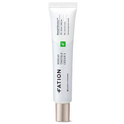 FATION NOSCA9 Trouble Cream S | Hydrating Face Moisturizer w/Centella Asiatica & Ceramide Complex | Soothing Face Moisturizer Cream | Zit Cream Korean Skin Care (Pack of 1, 1.52 Fl Oz)