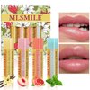 MIESCHER Moisturizing Lip Balm with Vitamin E for Dry Cracked Lips, Moisturizing Lip Care Christmas Gifts Long-lasting Hydrating Lip Balm, Moisturizer Stick for All-Day Hydration (Pack of 4)
