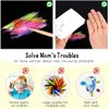 ZMLM Rainbow Scratch Mini Art Notes - 125 Magic Scratch Paper Note Cards for Kids Toy Games Arts Crafts Supplies Easter Basket Stuffers for Kids Teen Girls Boys Birthday Valentines Day Gifts