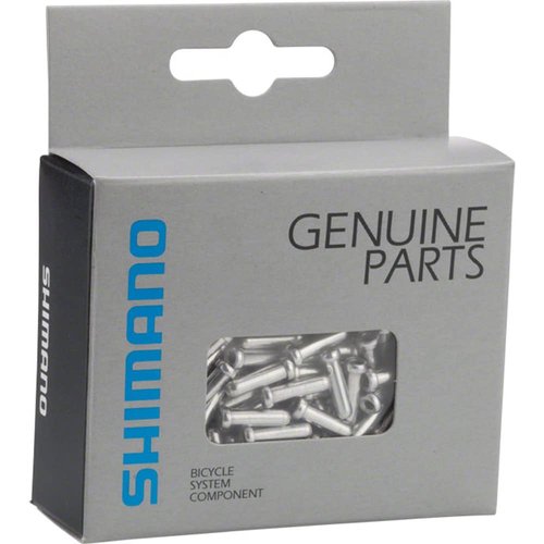 Shimano Derailleur Cable End Cap X100 (Silver, 1.2-mm)