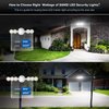 SANSI 6000LM Dusk to Dawn LED Security Lights Outdoor 45W Outdoor Flood Light, IP65 Waterproof,320°Wide Angle Illumination, Exterior Outdoor Light for Porch, Garage, Yard Function Series