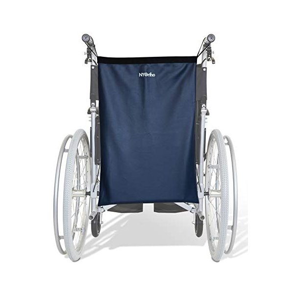 NYOrtho Wheelchair Footrest Bag/Leg Rest Bag/Footrest Extender Storage Bag (Fits Wheelchair Seat Widths 16" - 20")