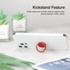 [2 Pack] Matte Finish Round Ultra-thin Cell Phone Ring Holder Stand,360 Degree Rotation and 180 Degree Adjustable Finger Ring Kickstand with Frosted Metal Phone Grip (Red)