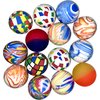 Entervending Bouncy Balls - 6 Pcs Rubber Balls for Kids - Mixed Bounce Balls - 60 mm Big Bouncy Ball - Bouncing Balls Party Favors