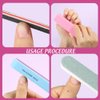 FANDAMEI Nail Files and Buffers, 20PCS Professional Manicure Tools Kit. Rectangular Nail Buffer Block & 100/180 Grit Nail File, 7 Way Nail File & Nail Polishing Buffer. Nail Care Tool