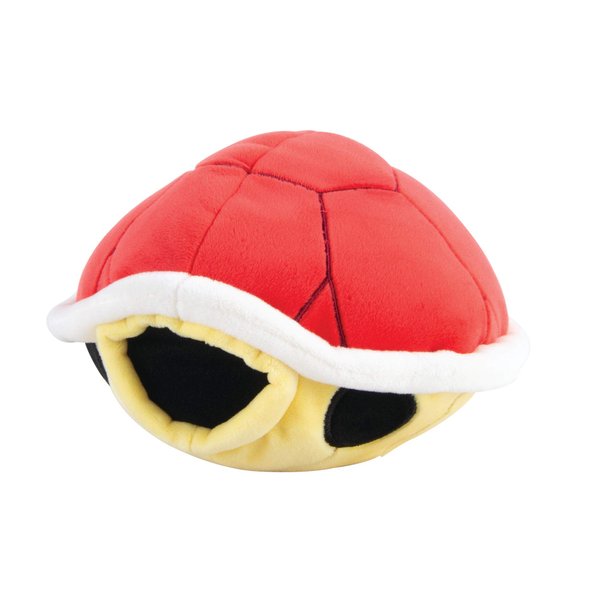 Club Mocchi Mocchi Mario Kart Plushies - Red Shell Plushie - Squishy Mario Toys - Collectible Mario Figures and Cute Stuffed Animals - Holiday Gifts and Stocking Stuffers for Kids - 6 Inch