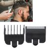 Professional Hair Clipper Guards Guides, 2Pcs 1.5mm 4.5mm Cutting Guides Hair Guards Combs Replacement Hair Trimmer Supply for Hair Clippers Trimmers Attachment (Black)