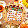 JUESMOS Fall Bingo Game for Kids Adults Fall Games Bingo Cards Autumn Party Games 24 Players Fall Bingo Harvest Game Fall Thanksgiving Game Supplies for School Classroom Family Activities Party Favors