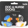 Nurse & Doc First Responders Rubber Duck (Mini Set) Bath Toys by Bud Duck | Elegant Gift Packaging We Care for You | Child Safe | Collectable