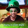 Big Mo's Toys St. Patrick’s Day Irish Shamrock Leaves Green Leprechaun Costume Glasses, 1 Pair
