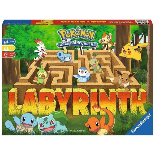 Ravensburger Pokemon Labyrinth - A Fun Family Board Game and Pokémon Toy for Kids & Adults | Age 7 & Up | Great Pokémon Gift | Engaging Gameplay | High Replay Value | 2-4 Players