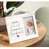 SRADMO Grandparents Picture Frames,Grandkids Photo Frame,The Best Parents Get Promoted To Grandparents Picture Frame,Baby Grandpa Grandma Photo Frame 8x10,Grandparents Baby Announcement Gifts（White-2）