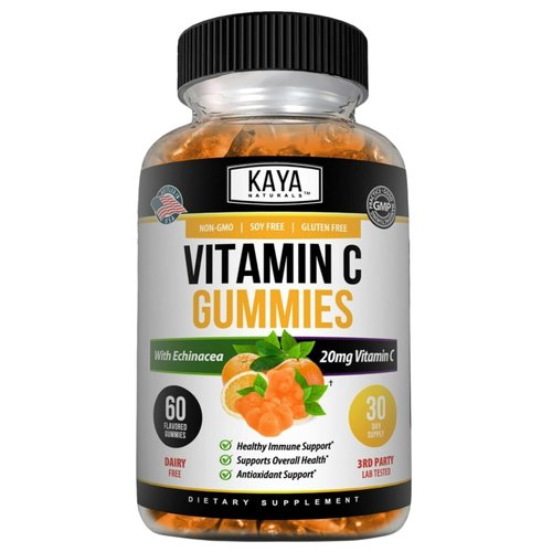 Kaya Naturals Immune Support Gummies, Zinc, Vitamin C, Echinacea, and Electrolytes, Immune Suppor...