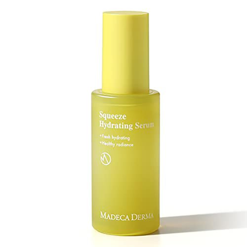 MADECA DERMA Squeeze Hydrating Facial Serum – Deep Hydration & Radiance with Prickly Pear Cactus, Carica Papaya, and Centella Asiatica, Korean Skincare for Fresh Squeezed Glow (1.08 fl oz)