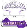 Casoty 90th Birthday Sash and Tiara for Women, 90th Birthday Decorations Women, 90th Birthday Decorations for Women, 90th Birthday, 90 Birthday Sash, 90th Birthday Gifts for Women