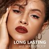 HANLADY Dark Red Lipstick Long Lasting Lipsticks for Women Pigmented Smudgeproof Transferproof Vegan Cruelty Free Lip Color, A12 Forever