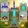 BOTW The Master Sword Glowing Building Block Set，Compatible with Lego Link’s Sword Toy Set for Adults Boy Fans Kids Ages 6-12 Year Old（498PCS）