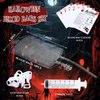 Halloween Blood Bags: 10pcs Blood Bags for Drinks, IV Bags for Halloween Party decorations, Blood Bags for Halloween, Vampire Themed Parties and Masquerade, Nurse Graduation Party Props