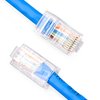 W-NECTOUN Cat5e RJ45 Connector,100-PACK Cat5e Ends,Cat5 / Cat5e RJ45 Connector,UTP Network Plug for Solid Strand Cable