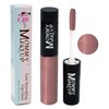 Mommy Makeup Line Smoothing Lip Gloss with Brown Algae & Golden Seaweed - Glossy, Moisturizing, High Shine, Paraben Free Lipgloss in Model Mauve (A Glistening Mauve Pink)