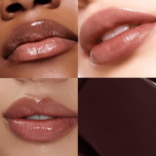 Erinde Black Honey Lipstick Tinted Lip Balm, Hydrating Natural Glossy Lip Balm, Sheer Lightweight Color, Moisturizing Lipstick Makeup Lip Care Balm for Repairing Dry Lips
