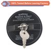 ZONFANT Locking Gas Cap W/2 Keys, Lock Fuel Cap Compatible With Toyota 4Runner FJ Cruiser, Chevy Silverado Camaro, Honda Nissan Acura Mazda Cadillac GMC And More, Replace#10504 77300-47020