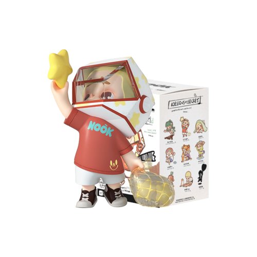 52TOYS Nook The Kid 1PC Action Figure, Collectible Toy Kawaii Creative Gift Room Decor Desktop Decoration 3.5 Inch, Gift for Birthday Party