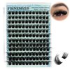 Fluffy Lash Clusters 12-20mm Cluster Eyelash Extensions 144Pcs Volume Individual Lashes Wispy D Curl Eyelashes Clusters DIY Lash Extension for Beginners, by FOINEMYED