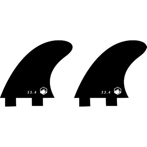 Liquid Force S 3.4 Dual tab wakesurf fin Set
