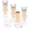 Ipetboom 4 Pcs Empty Lipstick Tubes Lip Balm Tubes DIY Lip Balm Container fillable DIY Lip Balm Tube Cosmetic Lipstick Tube for Lipstick Lip Balm DIY Lipstick Samples, Lip Balms