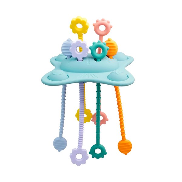 SILI FACTORY Baby Montessori Toys for 6-12-18 Months,Silicone Baby Pull String Toys, Educational Toys for Toddlers 1-3,Sensory Toys for Boys & Girls,Teething Toys-Birthday Gifts for Baby/Toddler