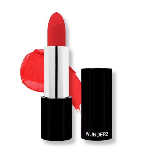 Wunder2 MUST-HAVE-MATTE LIPSTICK Makeup Long Lasting Matte Lip Stick, Color Coral Crush