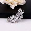 Golewedy Rhinestone Hair Clips（4PCS）Fancy Bridal Hair Clips Crystal Hair Clip Barrette Hair Barrettes for Women Rhinestone Hair Accessories
